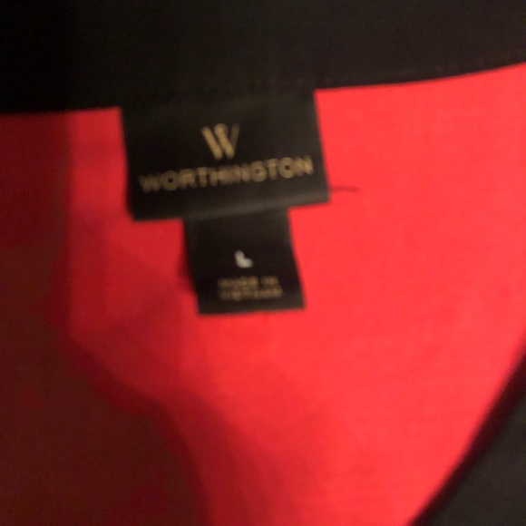 Worthington color block button down - Picture 3 of 4